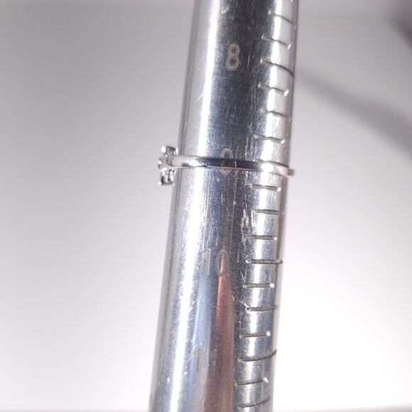 Niassa Ruby 1.1 Carats and White Zircon Ring Size 9 - Picture 10 of 10